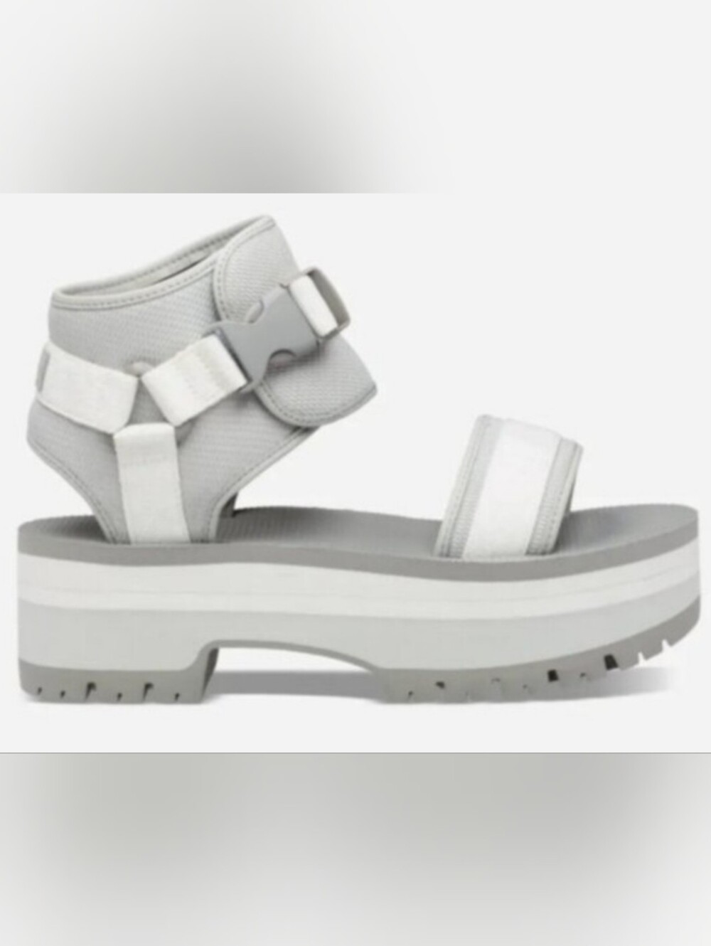 Teva Indigio Jewell Women’s Light Gray Platform Sport Sandals 8 NWOB 39